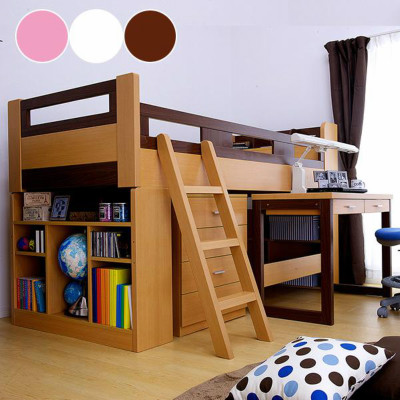 家具通販わくわくランドWebMagazine » システムベッド 学習机で子供 