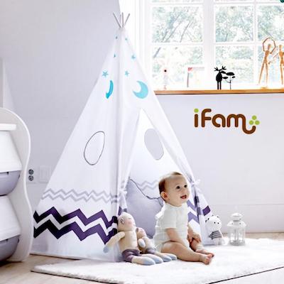 ベビー・キッズ ifam(アイファム) ニュームーンシャイニーテント