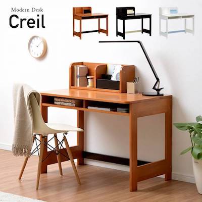 幅100cm デスク Creil desk(クレイユ デスク) 2色対応