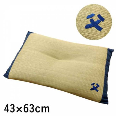 国産 い草枕 おとこの枕 ハイパー くぼみ平枕 約43x63cm