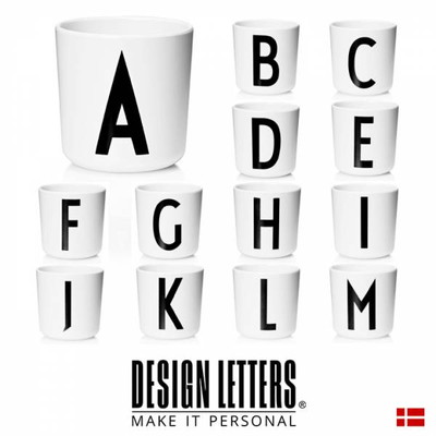 DESIGN LETTERS(デザインレターズ) MELAMINE CUPS メラミンカップ [A-M]