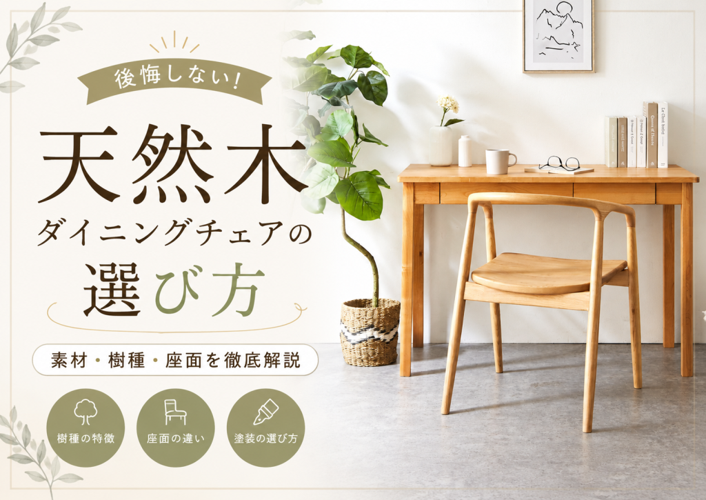 天然木のダイニングチェアの選び方 - 家具通販わくわくランドWebMagazine