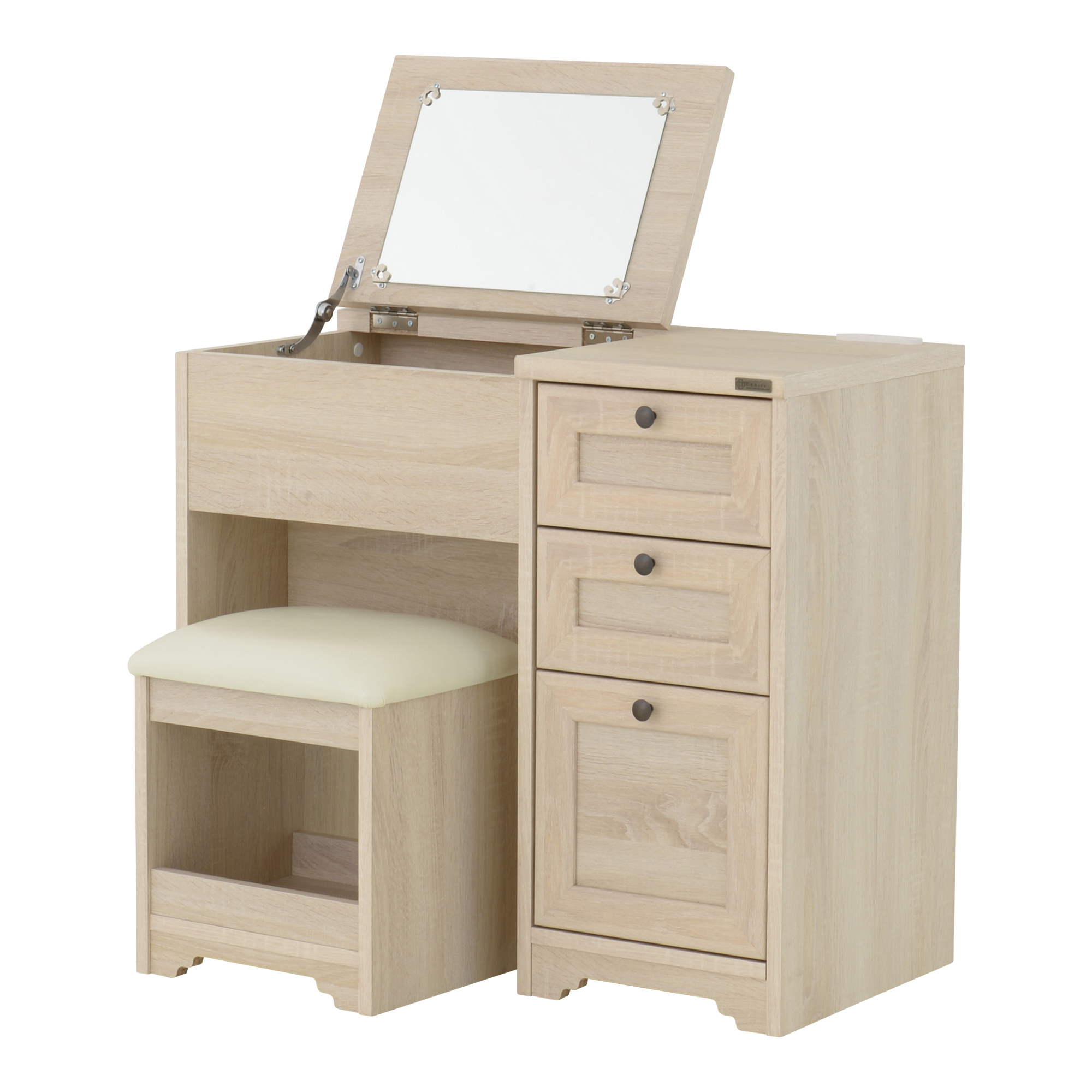 ドレッサー スツール付き ANRI(アンリ) 幅80cm 8色対応の通販情報