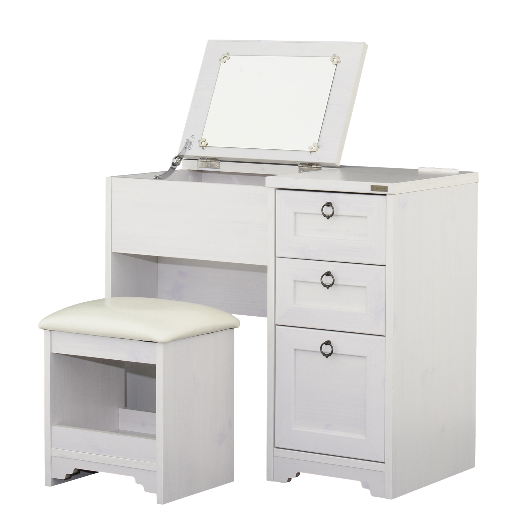 り*ん様 ホワイトドレッサーセット 100cm/80cm g138014]【幅80cm】Calan ドレッサーデスク ドレッサー | 家具