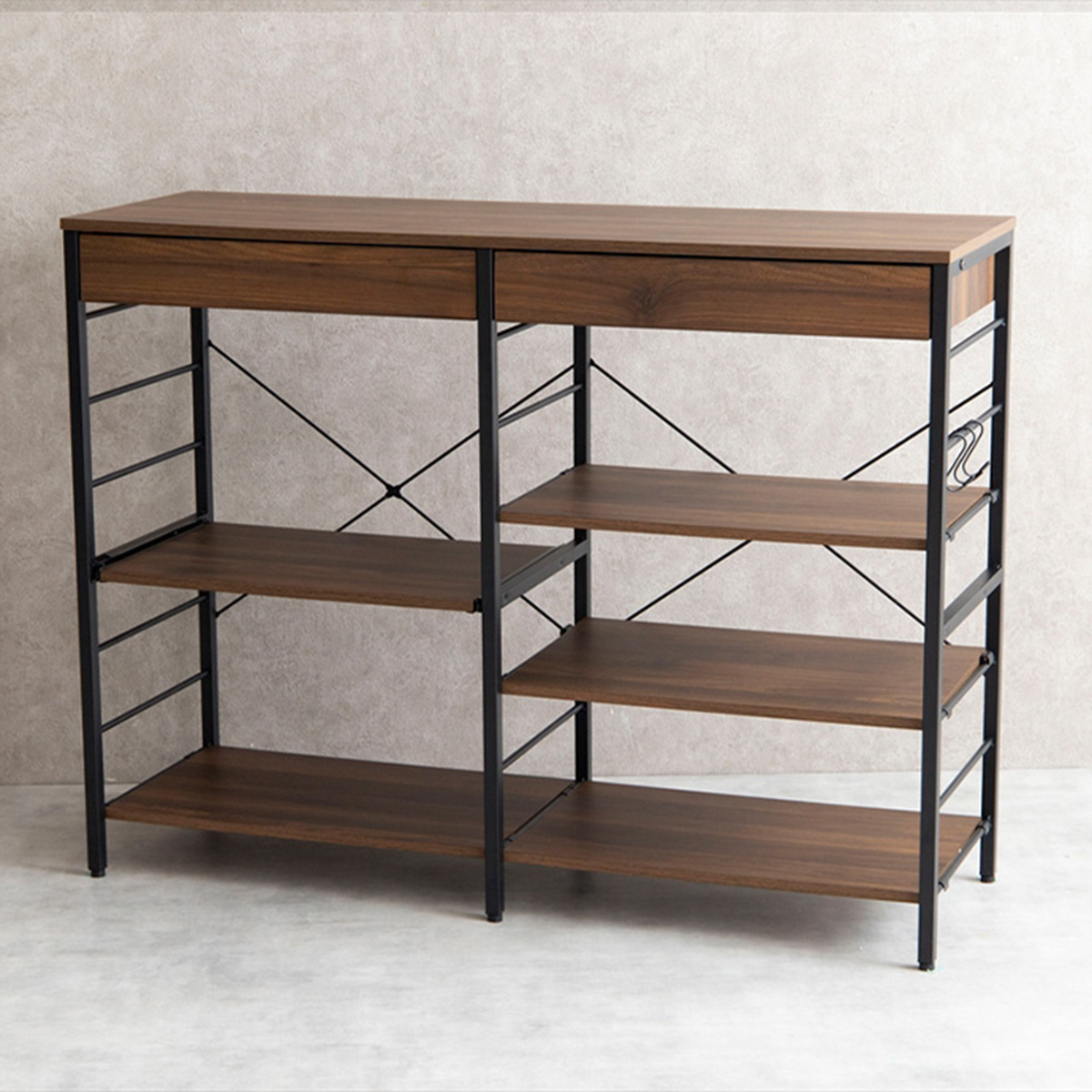 レンジ台 レンジラック キッチン 収納 収納棚 幅120 Cammy NA 送料無料】Cammy キャミー 幅120cm レンジラック レンジ台