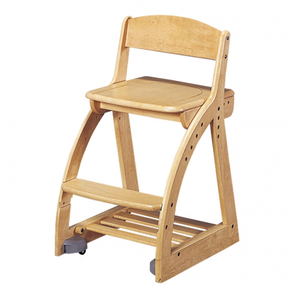 KOIZUMI(コイズミ学習机) 学習椅子 4ステップチェア板座 ブラウン サイ