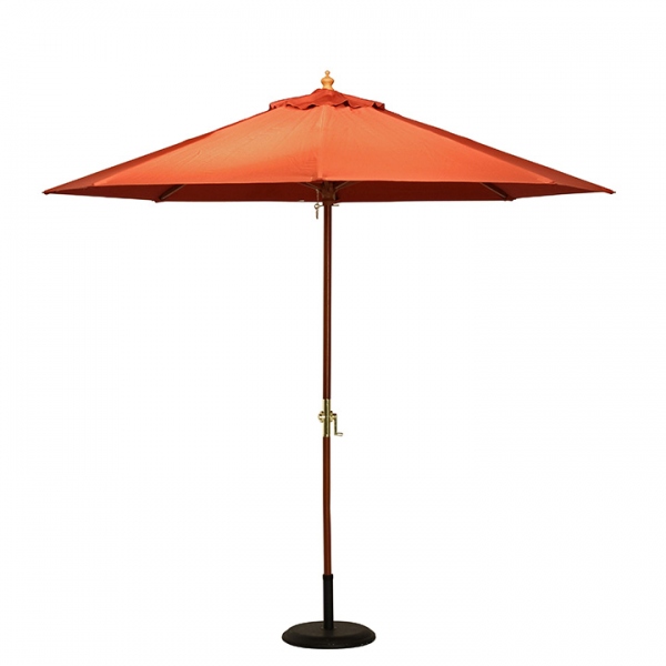 ガーデンパラソル WOOD PARASOL(ウッドパラソル) 270cm ベース無 5色