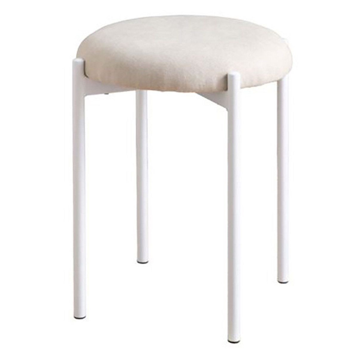 スツール 椅子 高さ46cm 円形 単品 スタッキングスツール Mael(マエル
