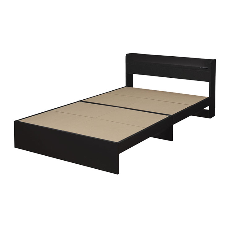 RUES【ルース】Mスペースベッドフレーム　セミダブルベッド　フレーム　2カラー RUES【ルース】Mスペースベッドフレーム セミダブルベッド フレーム 2