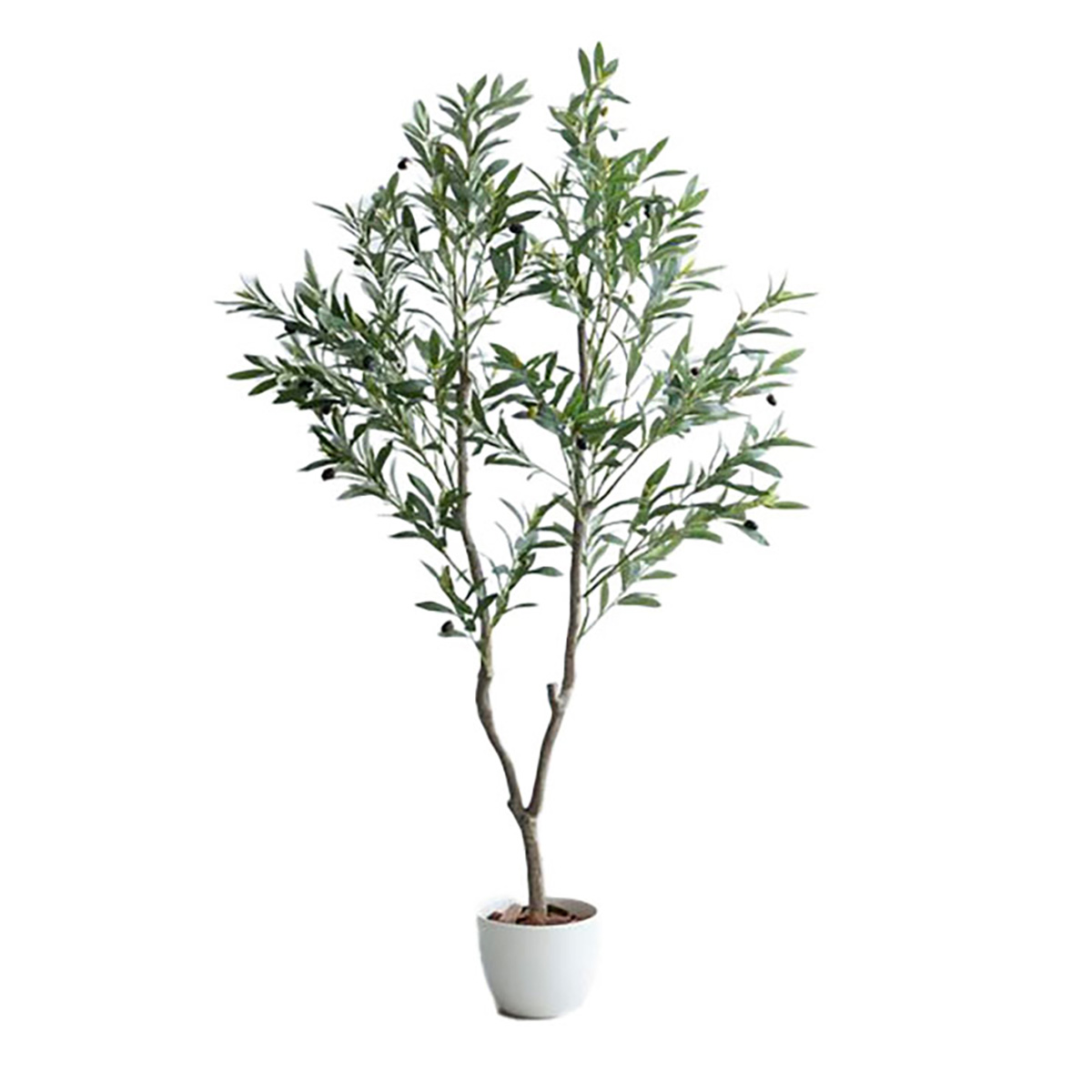 フェイクグリーン 大型 高さ150cm 光触媒 人工観葉植物 オリーブ