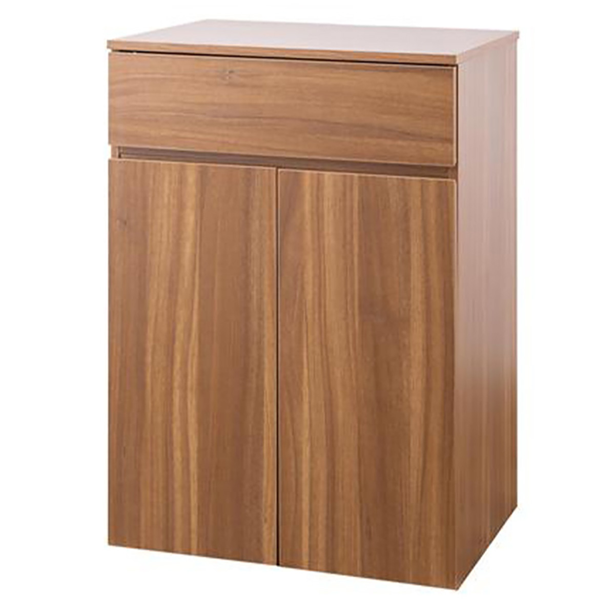 【幅75cm】Basurero ゴミ箱付きキッチンカウンター　ブラウン g138033]【幅75cm】Basurero ゴミ箱付きキッチンカウンター