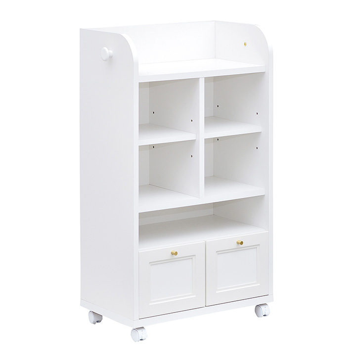 国産 ランドセルラック 幅60cm キャスター付き Lulu(ルル) 2色対応の