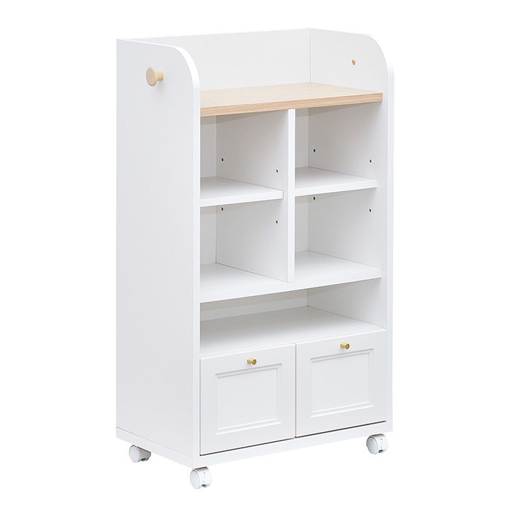 国産 ランドセルラック 幅60cm キャスター付き Lulu(ルル) 2色対応の