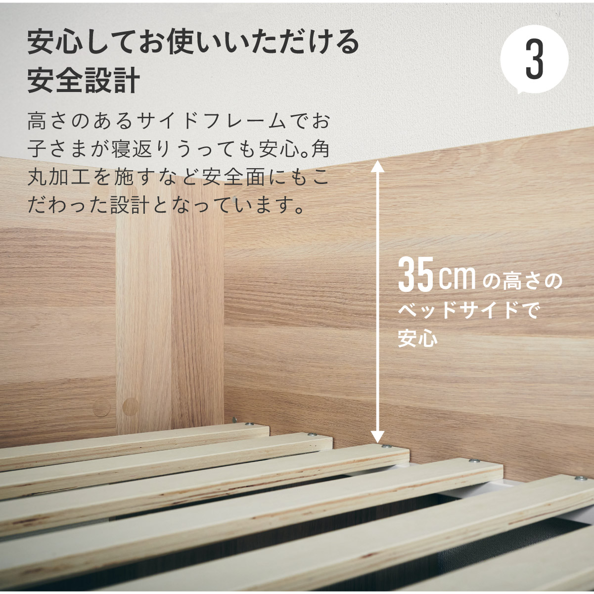 ロフトベッド システムベッド デスク チェスト 3点セット Racine