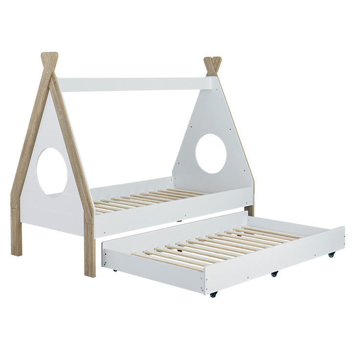 ティピーテント型 親子ベッド Marie(マリー) 2色対応の通販情報 - 家具