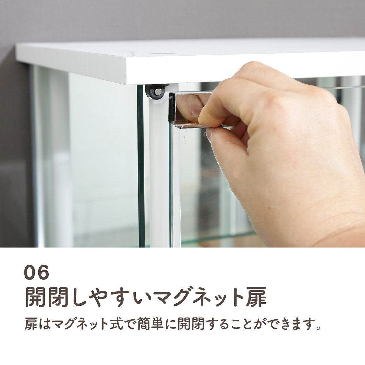 らすページ ケースなし、ストーリー序盤 コレクションケース シェルフ 4段 ミラータイプ レグラス