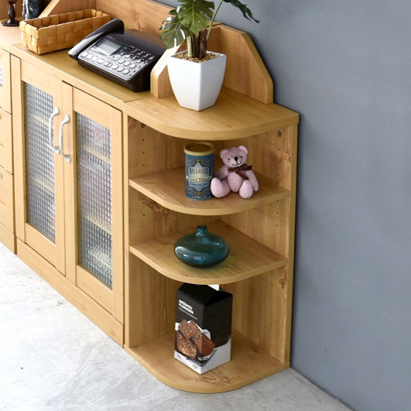 幅29 カウンター下収納 コーナーラック FLL-0064の通販情報 - 家具通販