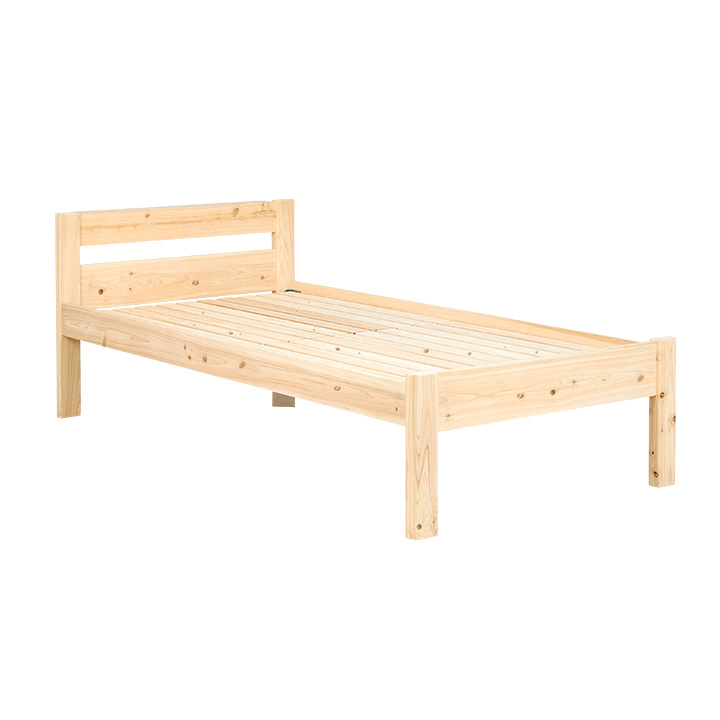 家具の里　国産ひのき材 シングルベッドNB01 日本製 Amazon｜家具の里 すのこベッド (1000×2000×300mm) ひのき シングル