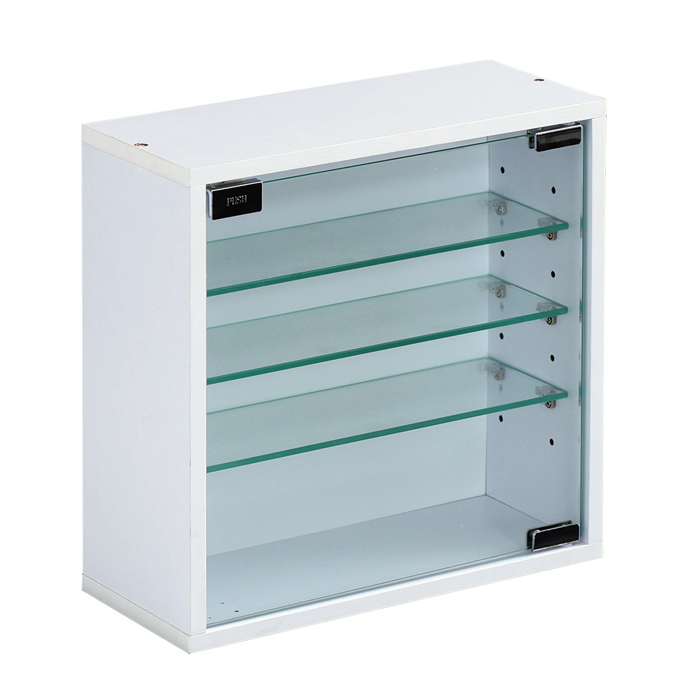 コレクションケース ラック 浅型 ロータイプ 幅34.7cm 2色対応の通販