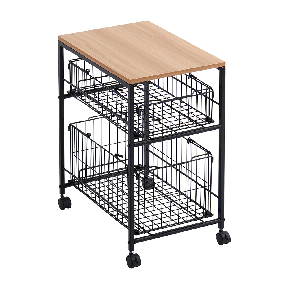 キッチンラック 2段ワゴン 幅37cmの通販情報 - 家具通販のわくわく