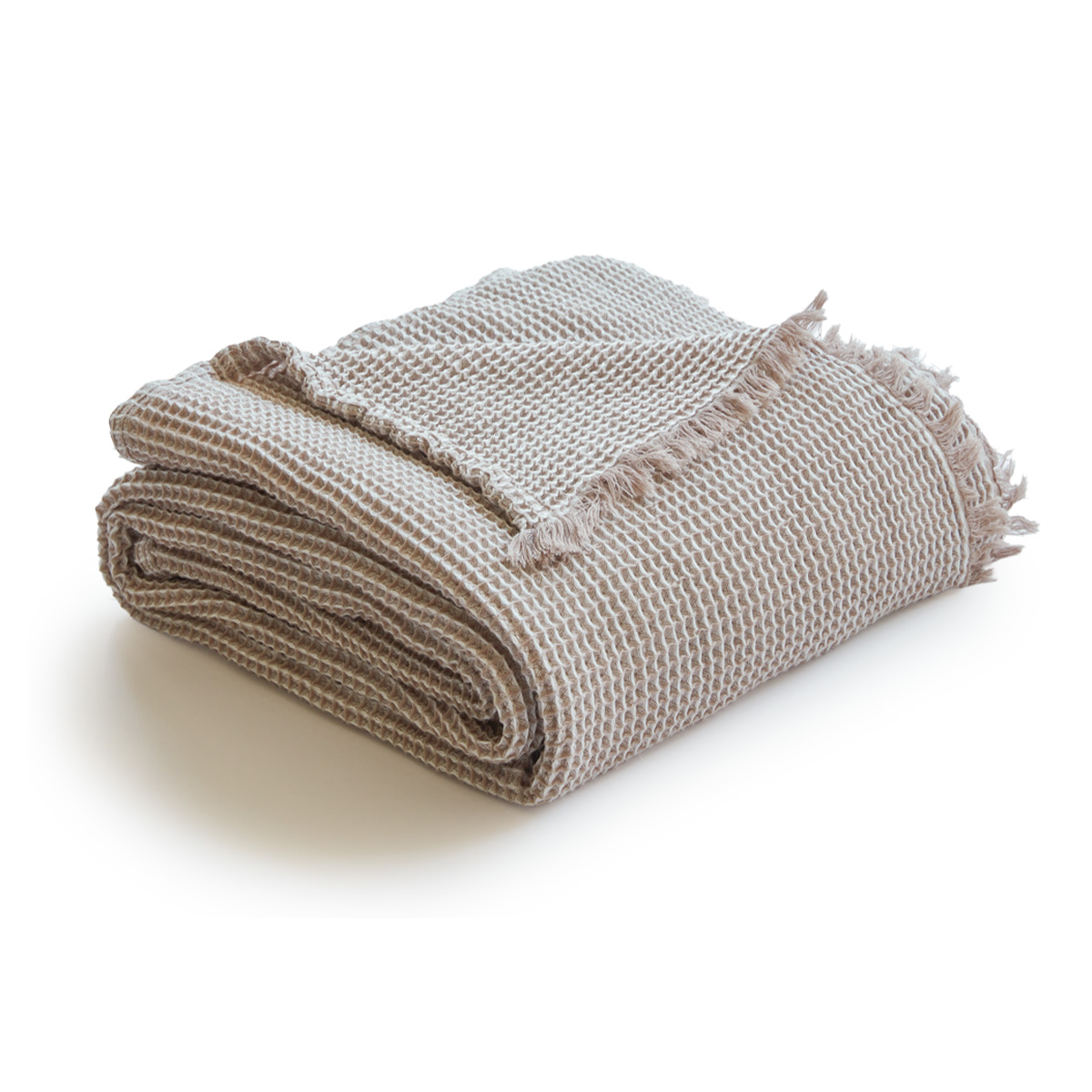 NERUS 正規品 ネルス】寝具 タオルケット ひざ掛け 80x100cm ワッフル