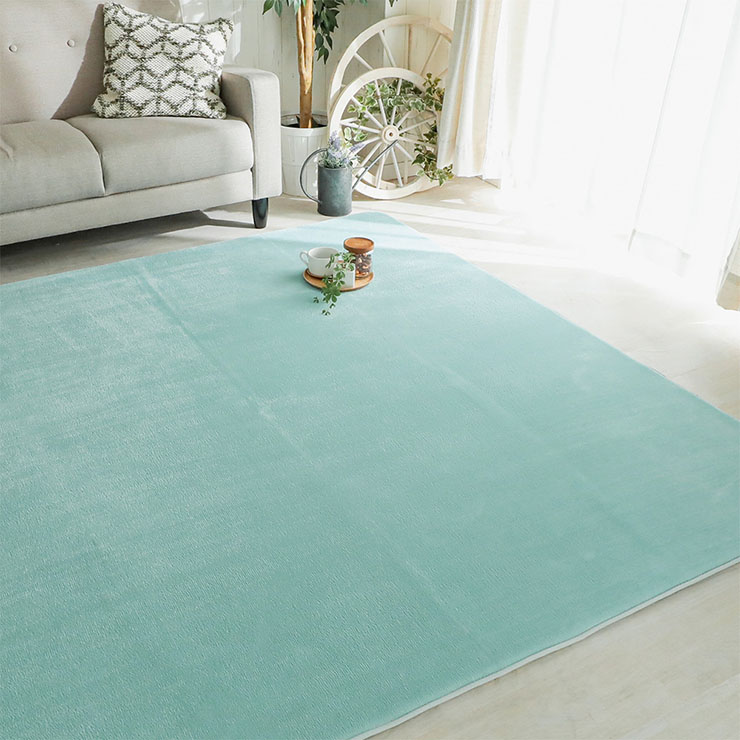 ラグ 洗える さらふわラグ 190x240cm ホリデープラス 13色対応 ホット