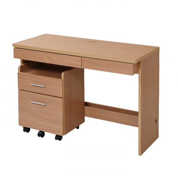 幅100cm フリエル デスク&チェストセット 2点セット SGT-0125 3色対応