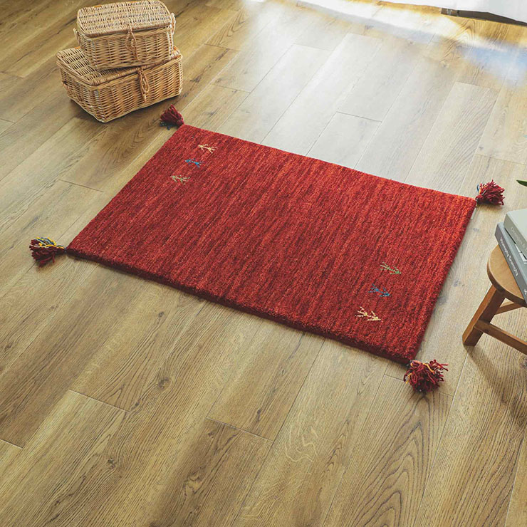 玄関マット 70x120cm アヤカ 6色対応 ホットカーペット 床暖房対応の