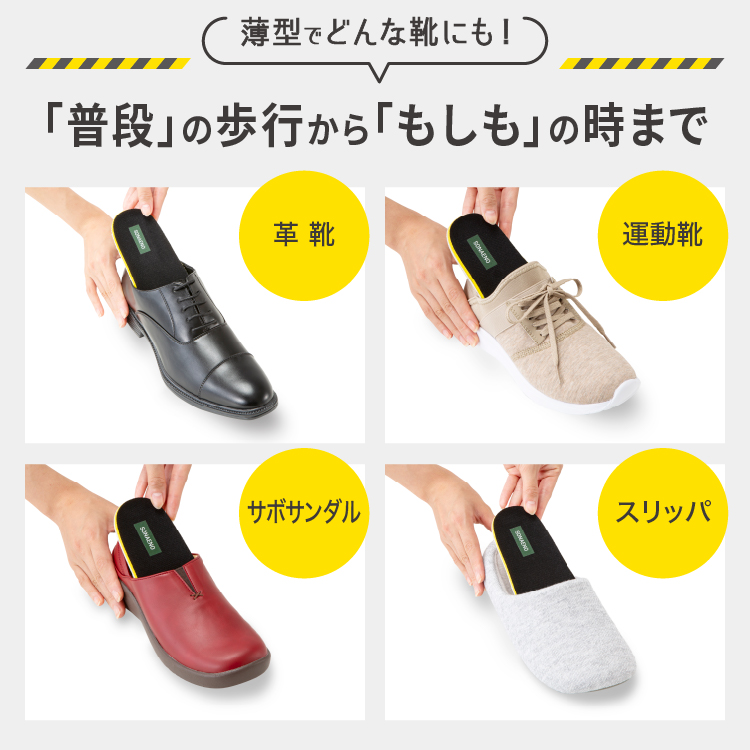 PROIDEA SONAENO 中敷き 靴 21～28cm 踏み抜き防止快適歩行インソール