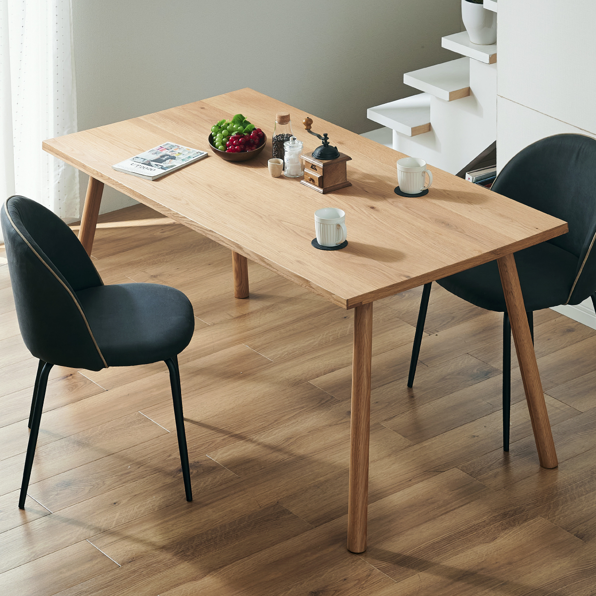 ダイニングテーブル 約幅150 cm 4人掛け用 スチール製 脚付き チェア別売 組立品 リビング プレゼント インテリア家具 ダイニングテーブル 約幅150 cm 4人掛け用 スチール製 脚付き チェア別売