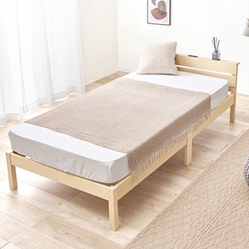 シングルベッド 幅100cm ボンネルコイル マットレスセット WB