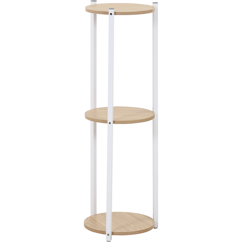 鉢置き台 ディスプレイスタンド 3段 幅31cm 高さ100cm 2色対応の通販