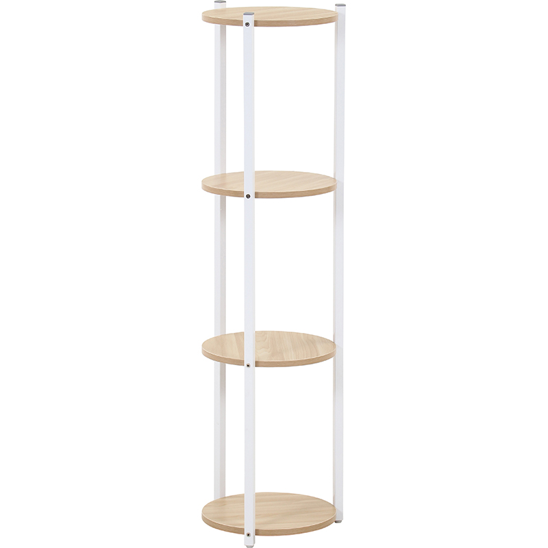 鉢置き台 ディスプレイスタンド 4段 幅31cm 高さ120cm 2色対応の通販