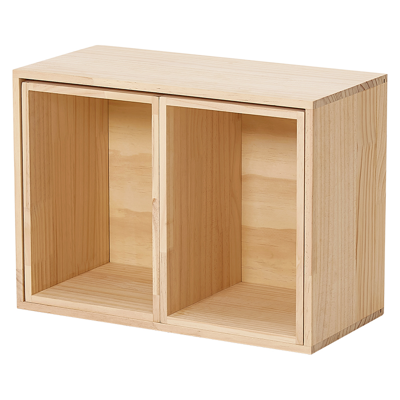 無垢材のユニットボックス⭐︎ オープンシェルフ 収納棚 オープンラック キューブボックス 完成品 3点セット オープン