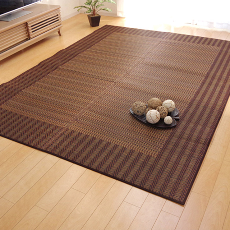 送料無料 紅葉柄デザイン 国産い草カーペット191x250cm ラグ（846） 送料無料 紅葉柄デザイン 国産い草カーペット191x250cm ラグ（846） 心