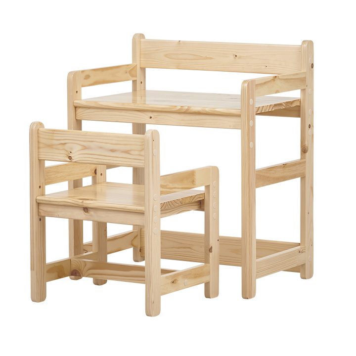 高さ調節機能 キッズ デスク＆チェア セット Linotte(リノッテ) 3色