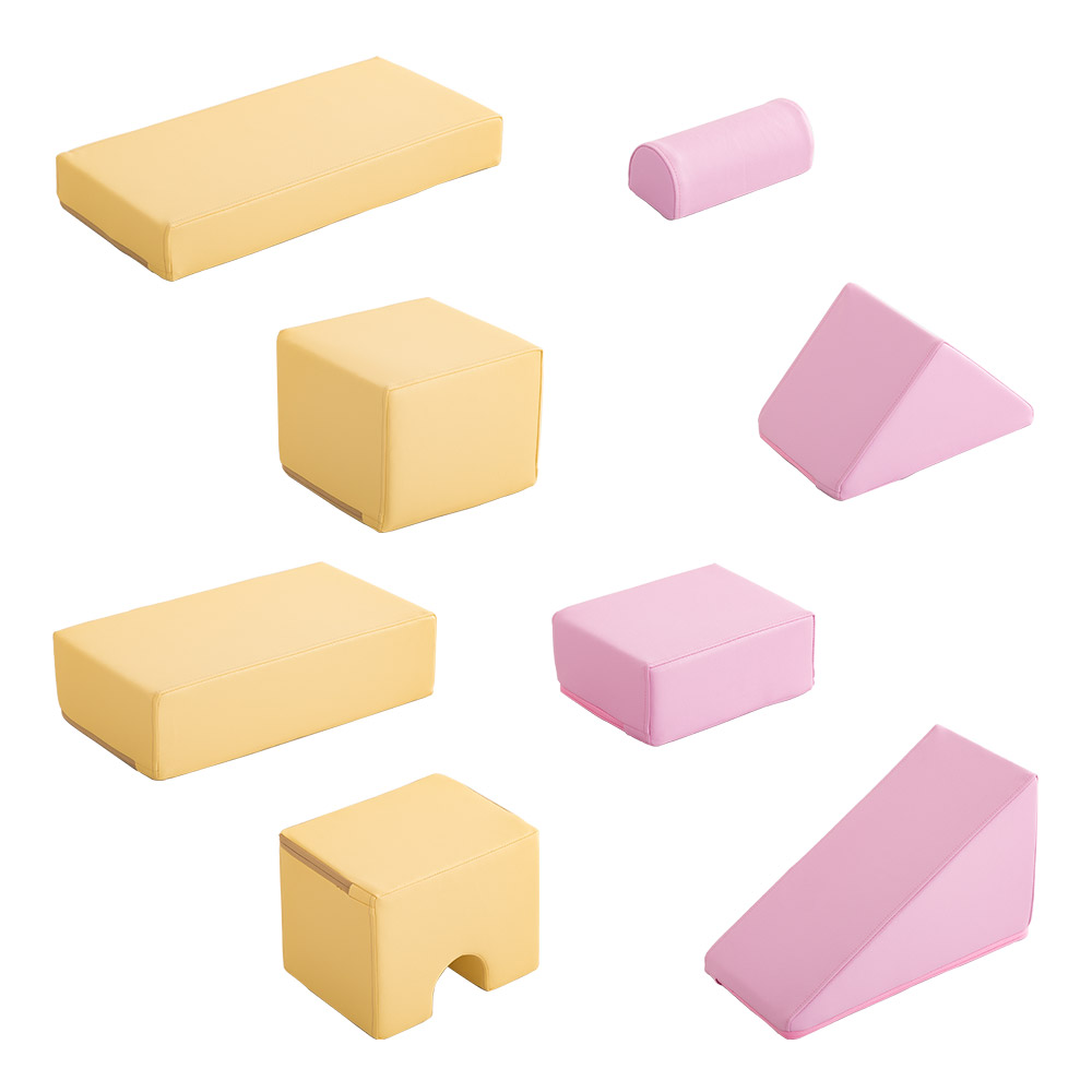 完成品 日本製 積み木クッション BLOCCHI(ブロッチ) 8個セット 2 完成品 日本製 積み木クッション BLOCCHI(ブロッチ) 8個セット 2