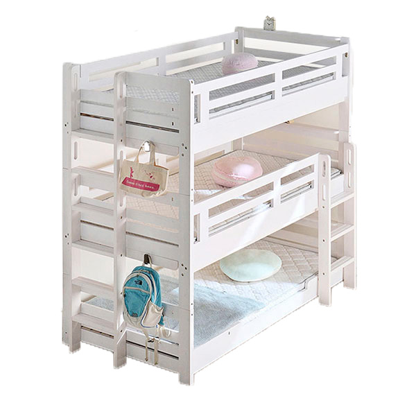 三段ベッド 3段ベッド 耐荷重500kg Eeny3 flat(イーニー3 フラット) 4