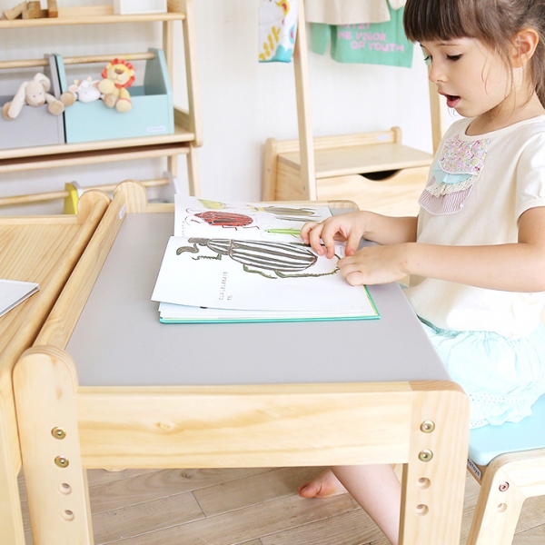 3段階昇降式 子供用机 norsta Little desk(ノスタ リトルデスク) 2色対応の通販情報 - 家具通販のわくわくランド 本店