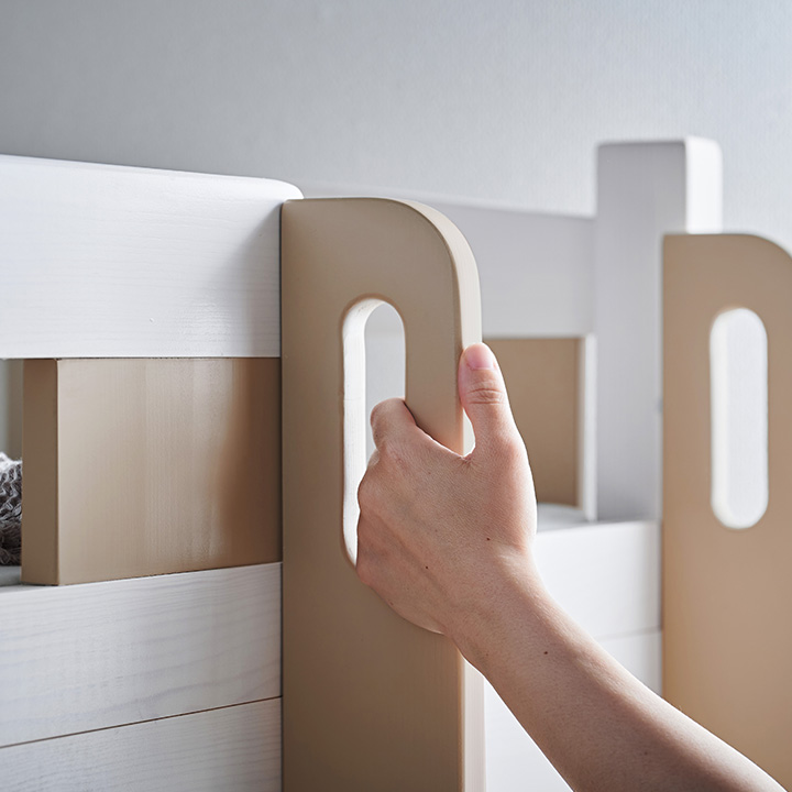 引き出し収納付き 二段ベッド EMMA(エマ) 3色対応の通販情報 - 家具