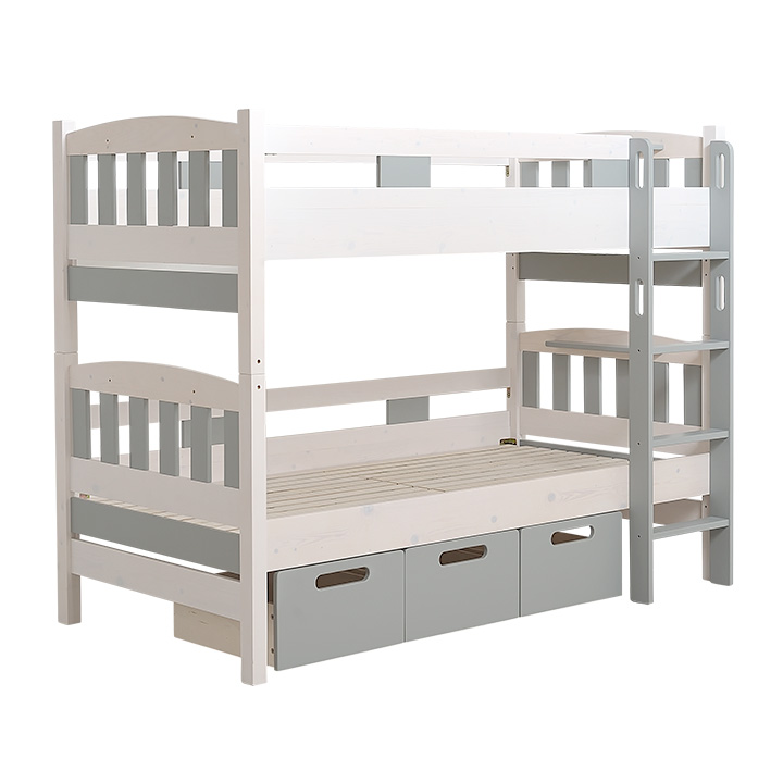 引き出し収納付き 二段ベッド EMMA(エマ) 3色対応の通販情報 - 家具