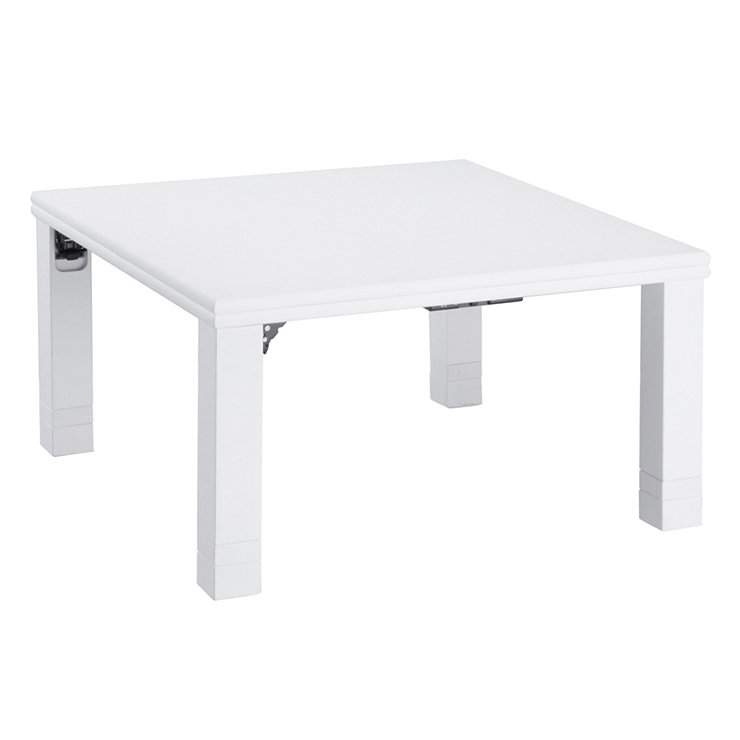 高さ4段階調節 折れ脚こたつ Flat Laurier(フラットローリエ) 幅80cm 3