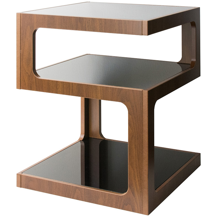 サイドテーブル ソファーテーブル 収納付き 40x40x52.5cm ARCA(アルカ