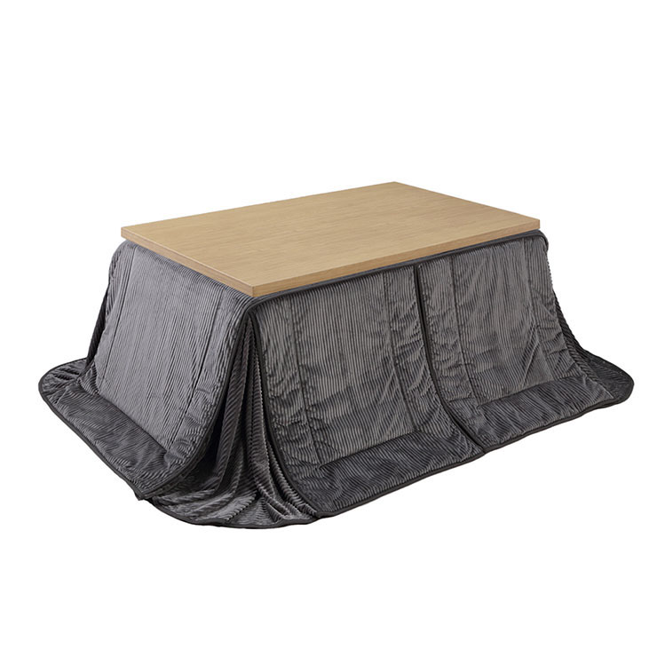 ブラウン グレー こたつ こたつ 2点セット ダイニングこたつ スクット 150x90cm +専用省