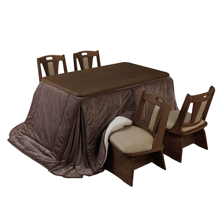 こたつセット 6点セット ダイニングこたつ アコード 135x80cm +専用省