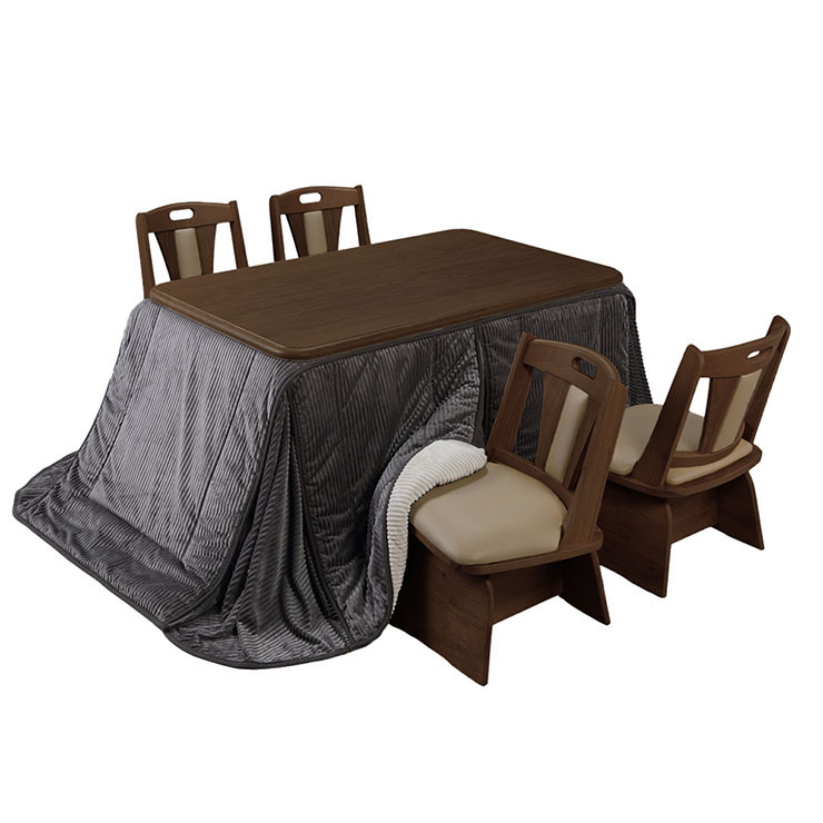 こたつセット 6点セット ダイニングこたつ アコード 135x80cm +専用省