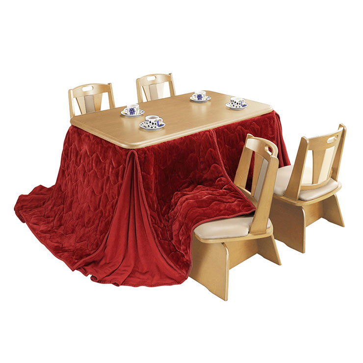 こたつセット 6点セット ダイニングこたつ アコード 135x80cm +専用省