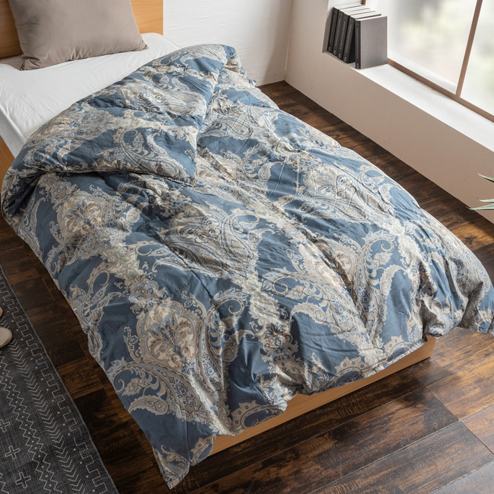 エクセルゴールドラベル】日本製 国内洗浄トリプルウォッシュ 羽毛布団