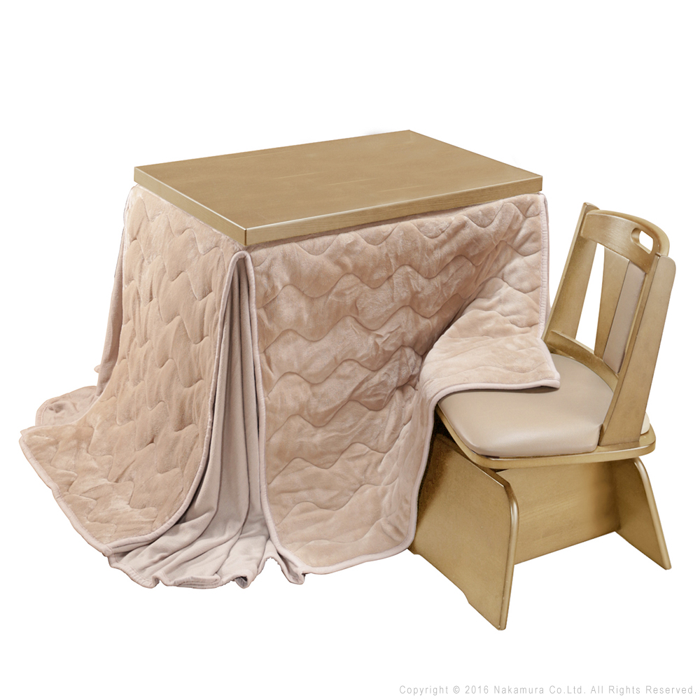 パワフルヒーター 高さ調節可能 ダイニングこたつSKUTT(スクット) 3点