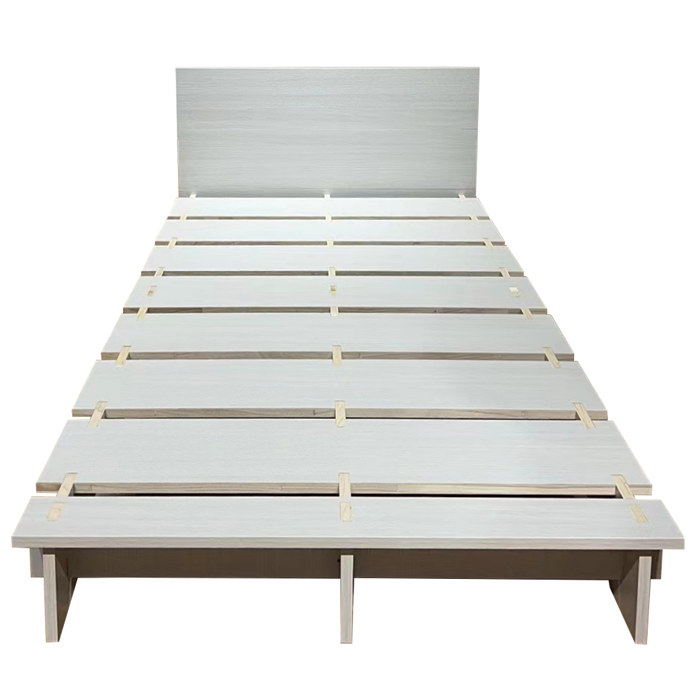 ネジを使わないベッド セミダブル 幅120cm 2色対応の通販情報 - 家具